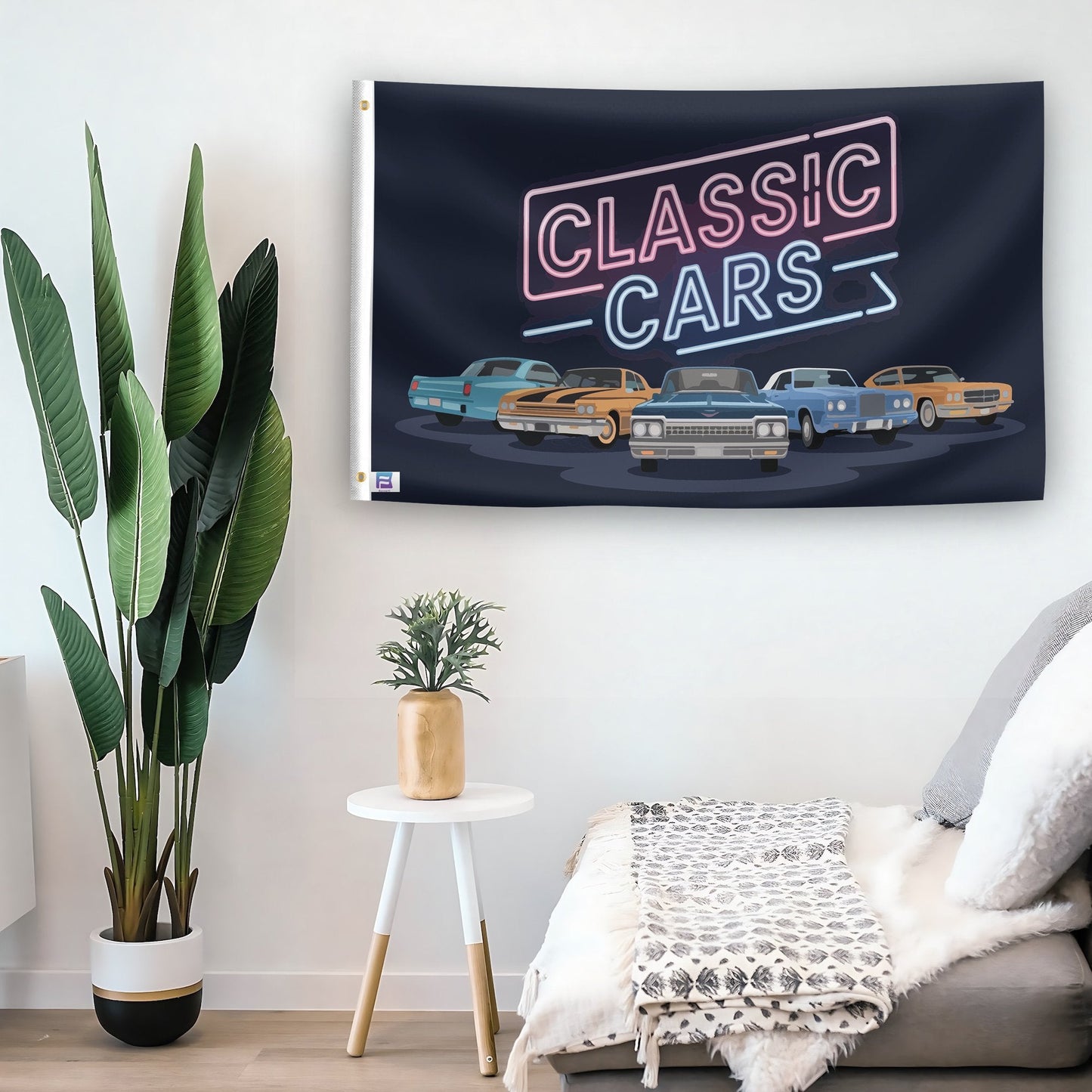 Classic Cars Flag