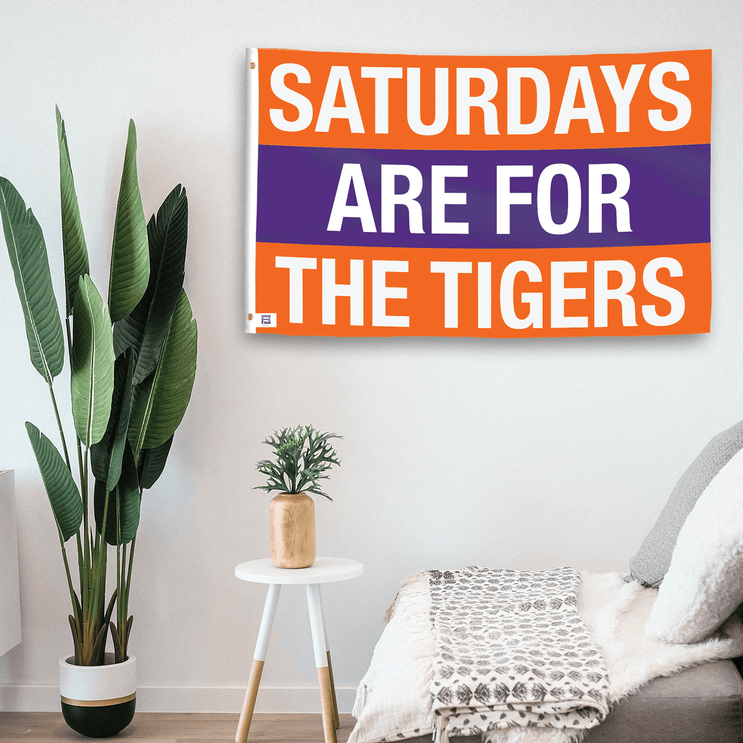 Saturdays Are for the Tigers Clemson Flag