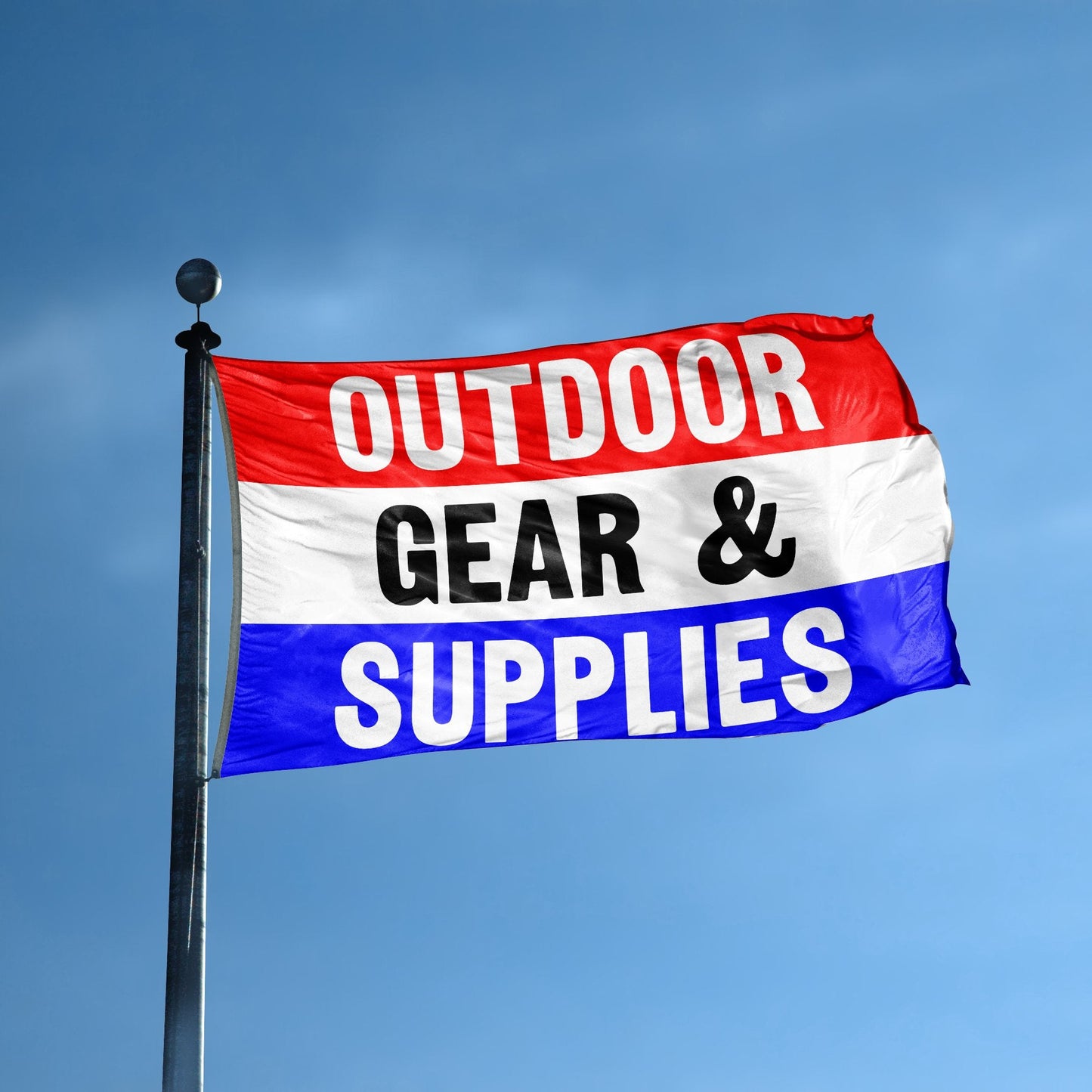 Outdoor Gear & Supplies Business Flag