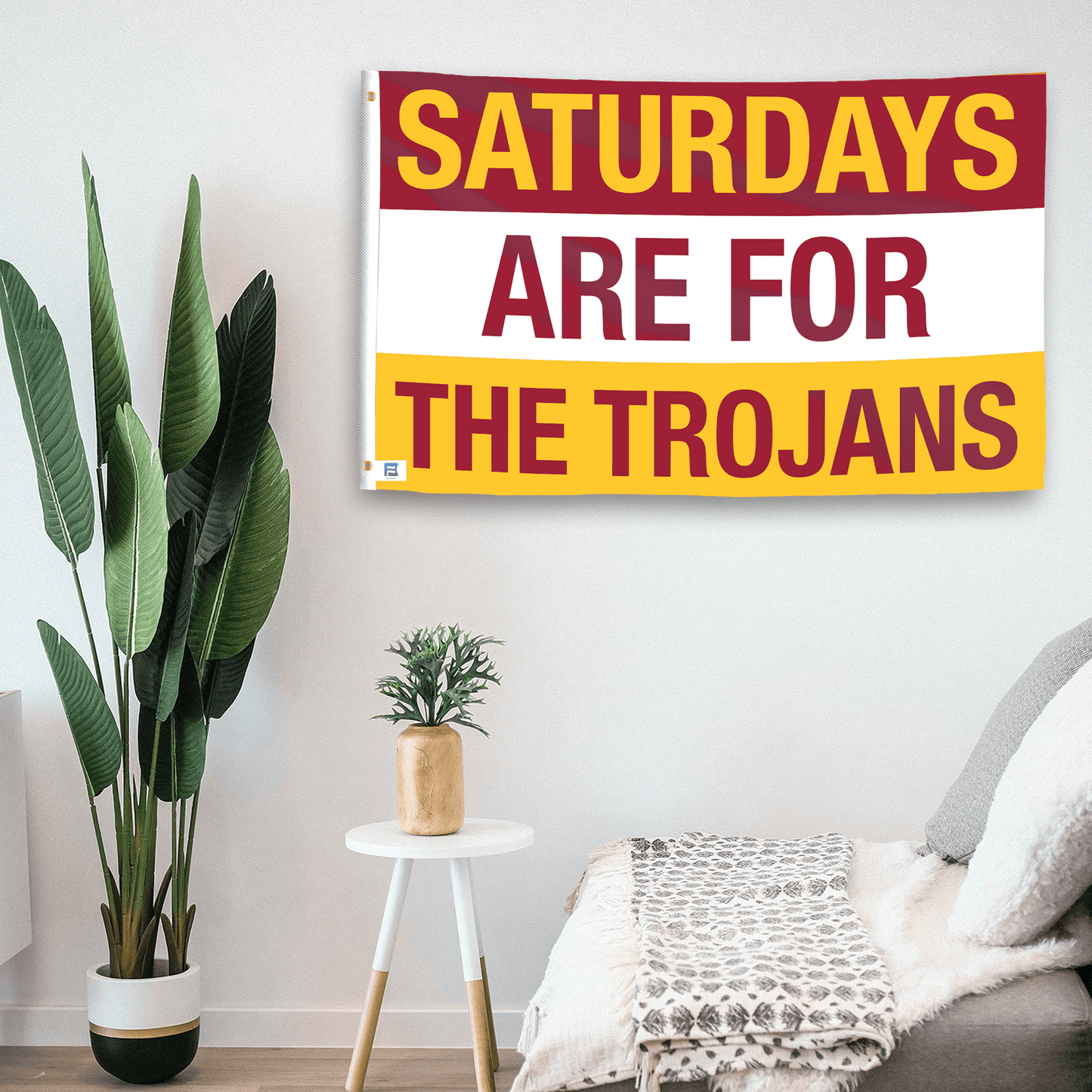 Saturdays Are for the Trojans Flag