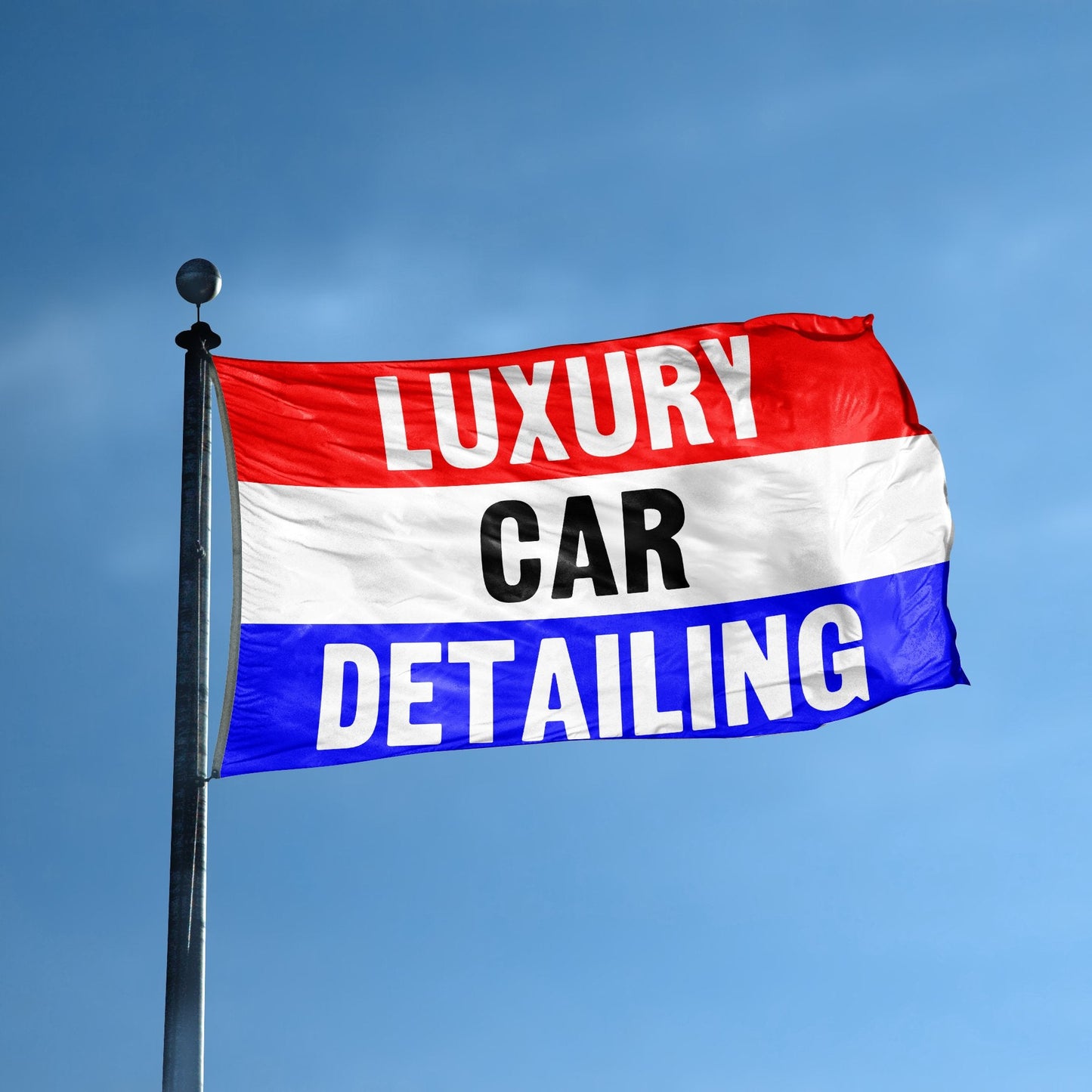 Luxury Car Detailing Business Flag