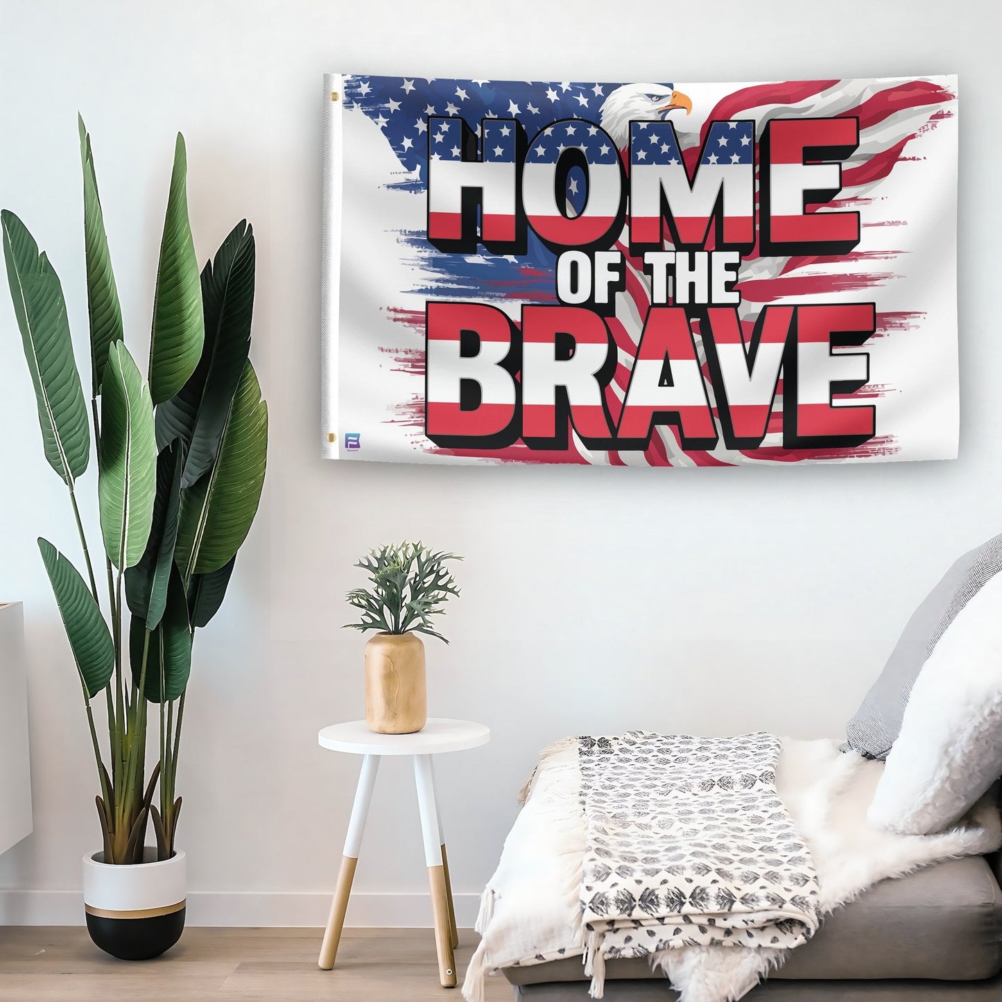 Home Of The Brave Flag