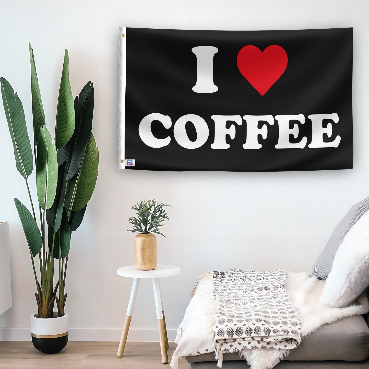 I Love Coffee Flag