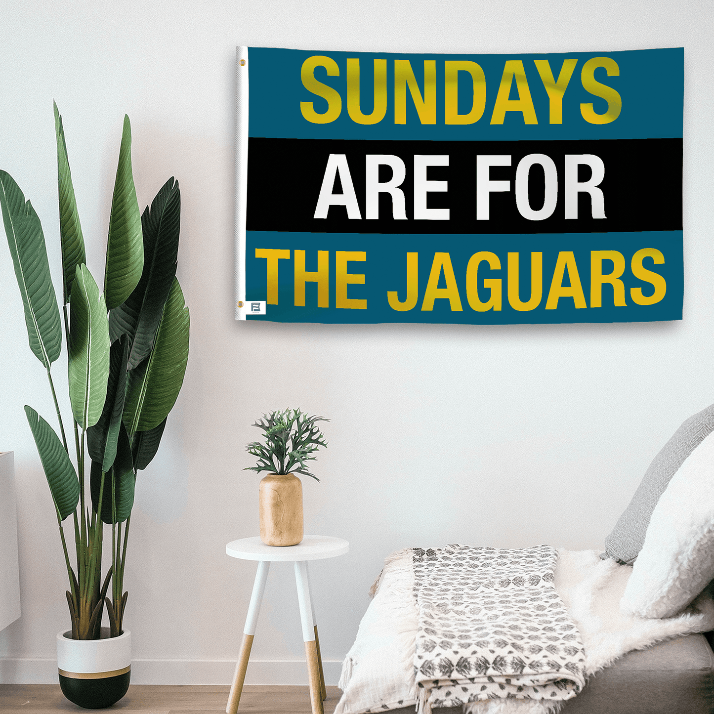 Sundays Are for the Jaguars Flag