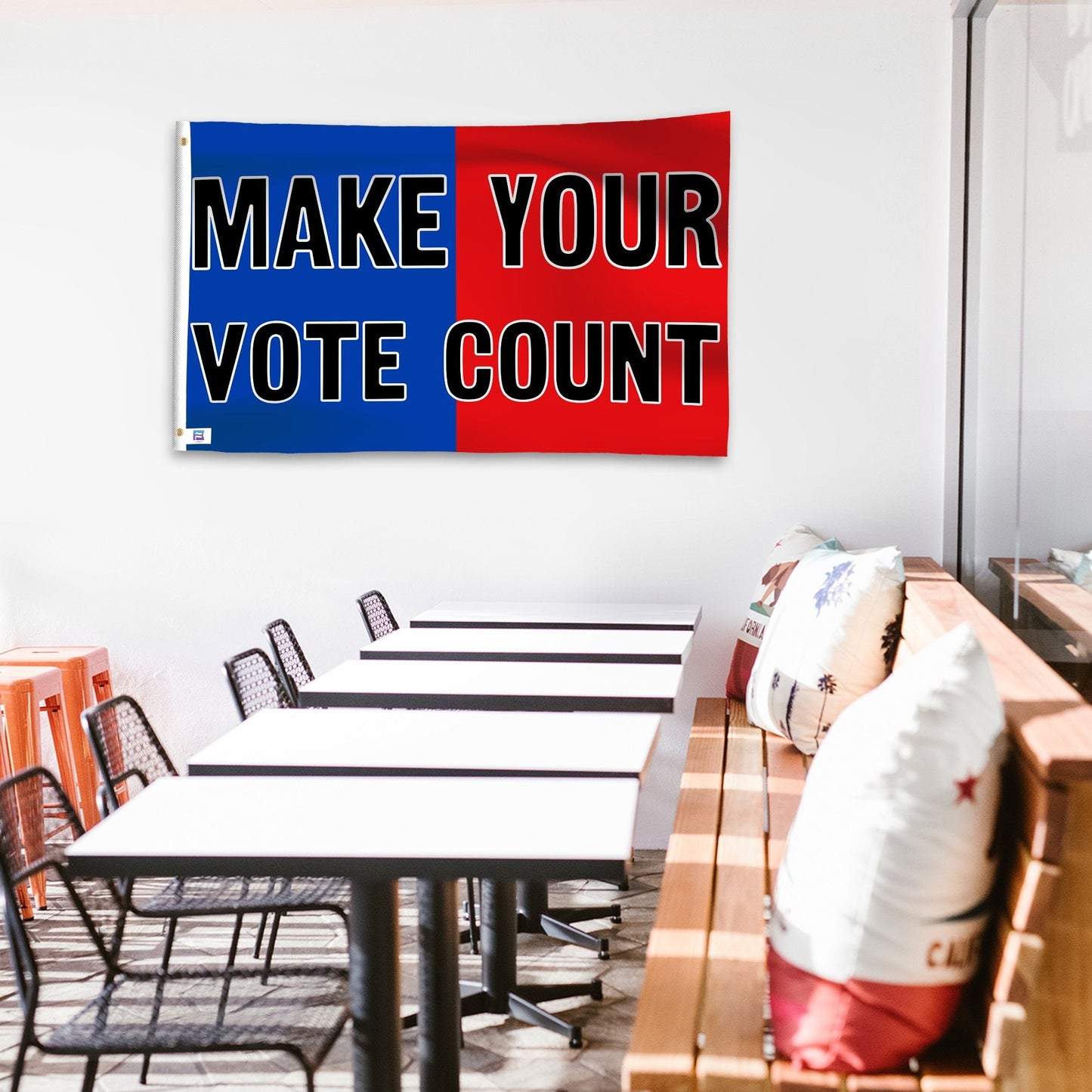 Make Your Vote Count Flag