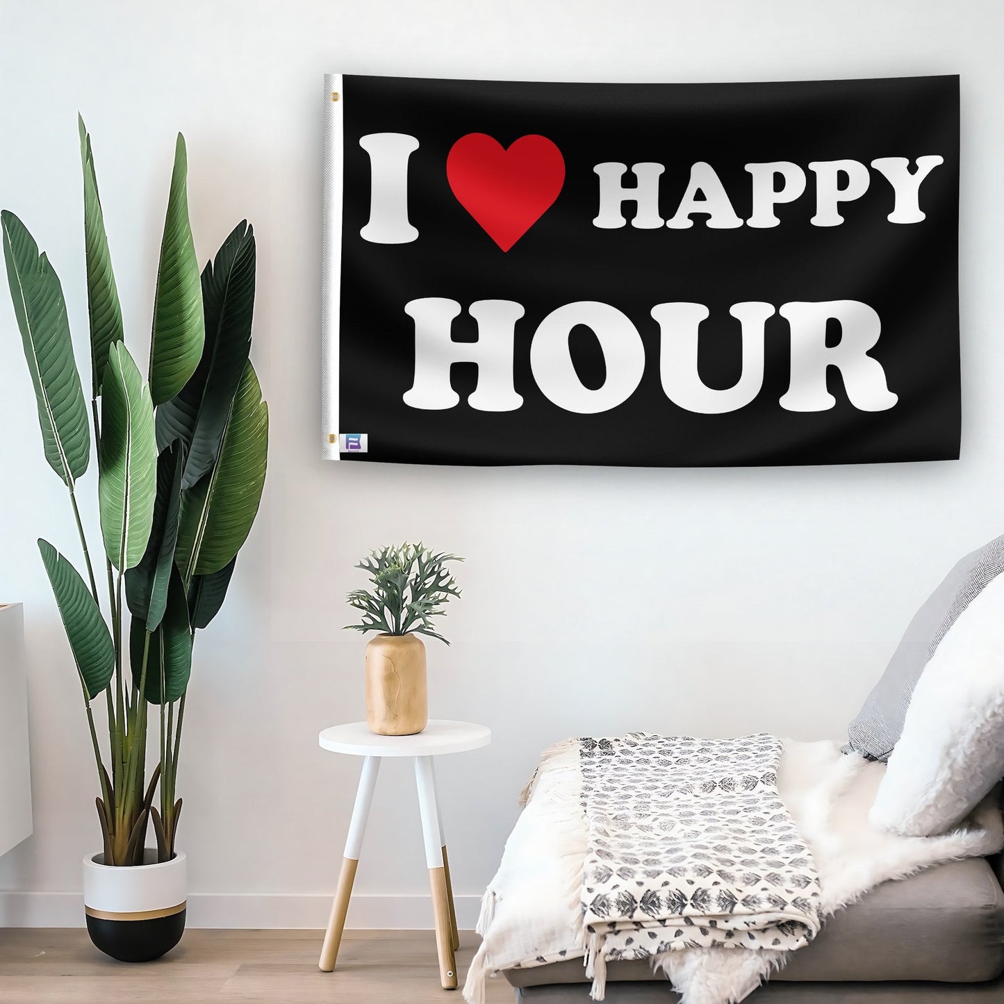 I Love Happy Hour Flag