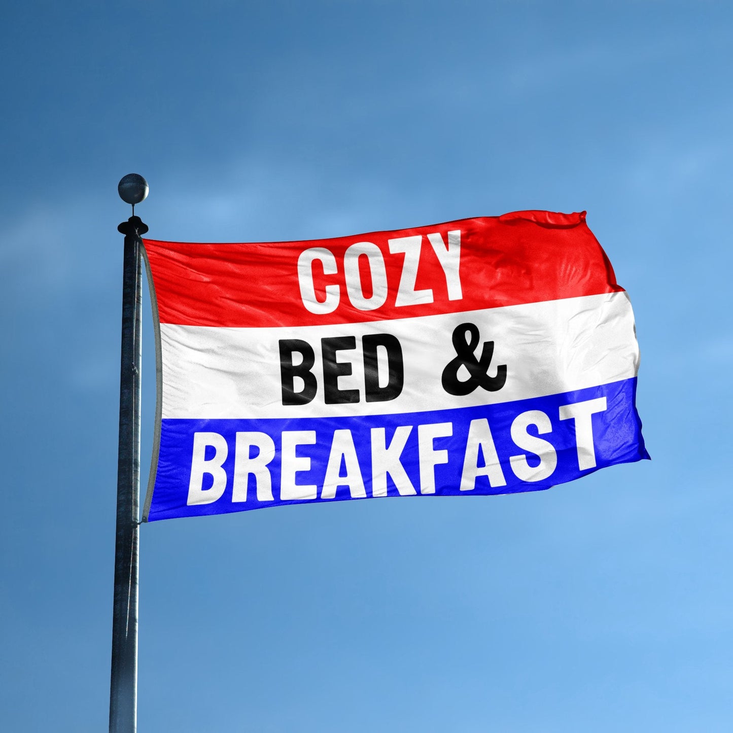 Cozy Bed And Breakfast Business Flag