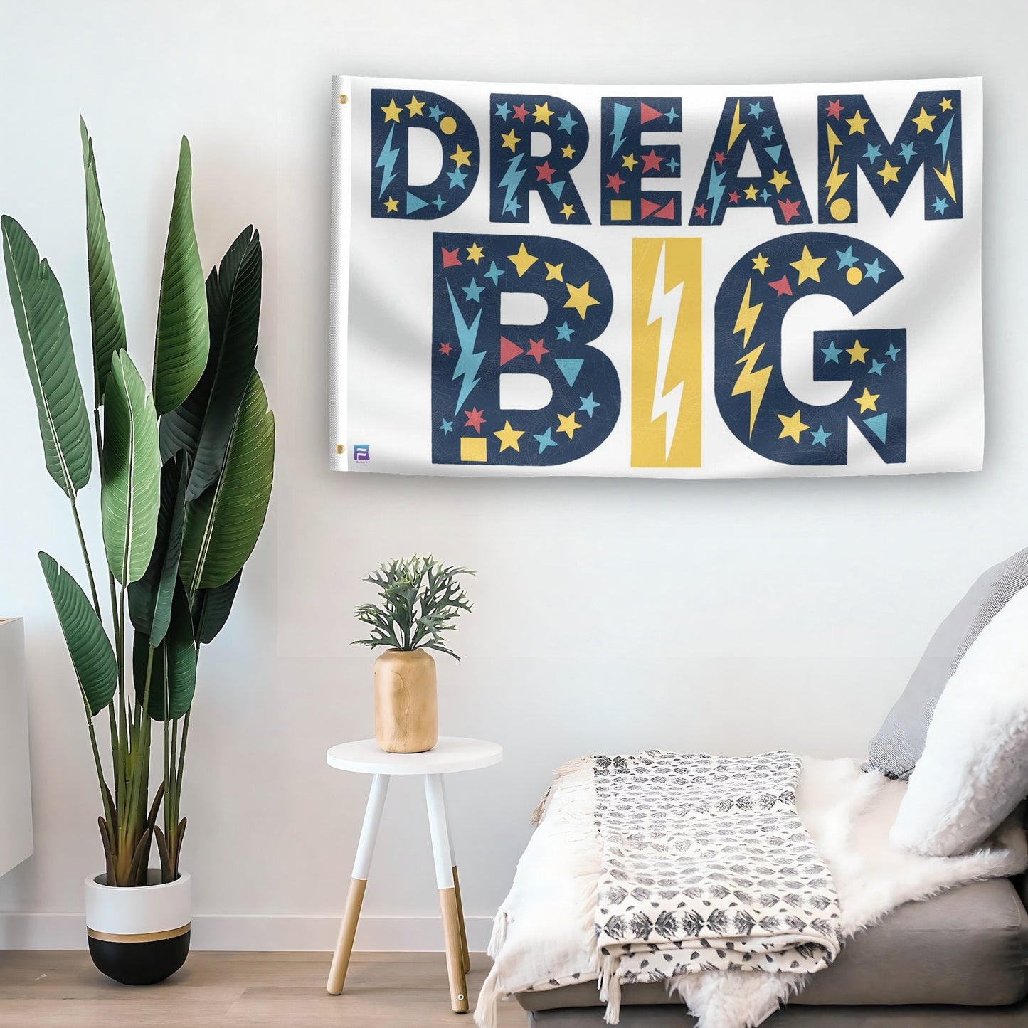 Dream Big Motivational Flag