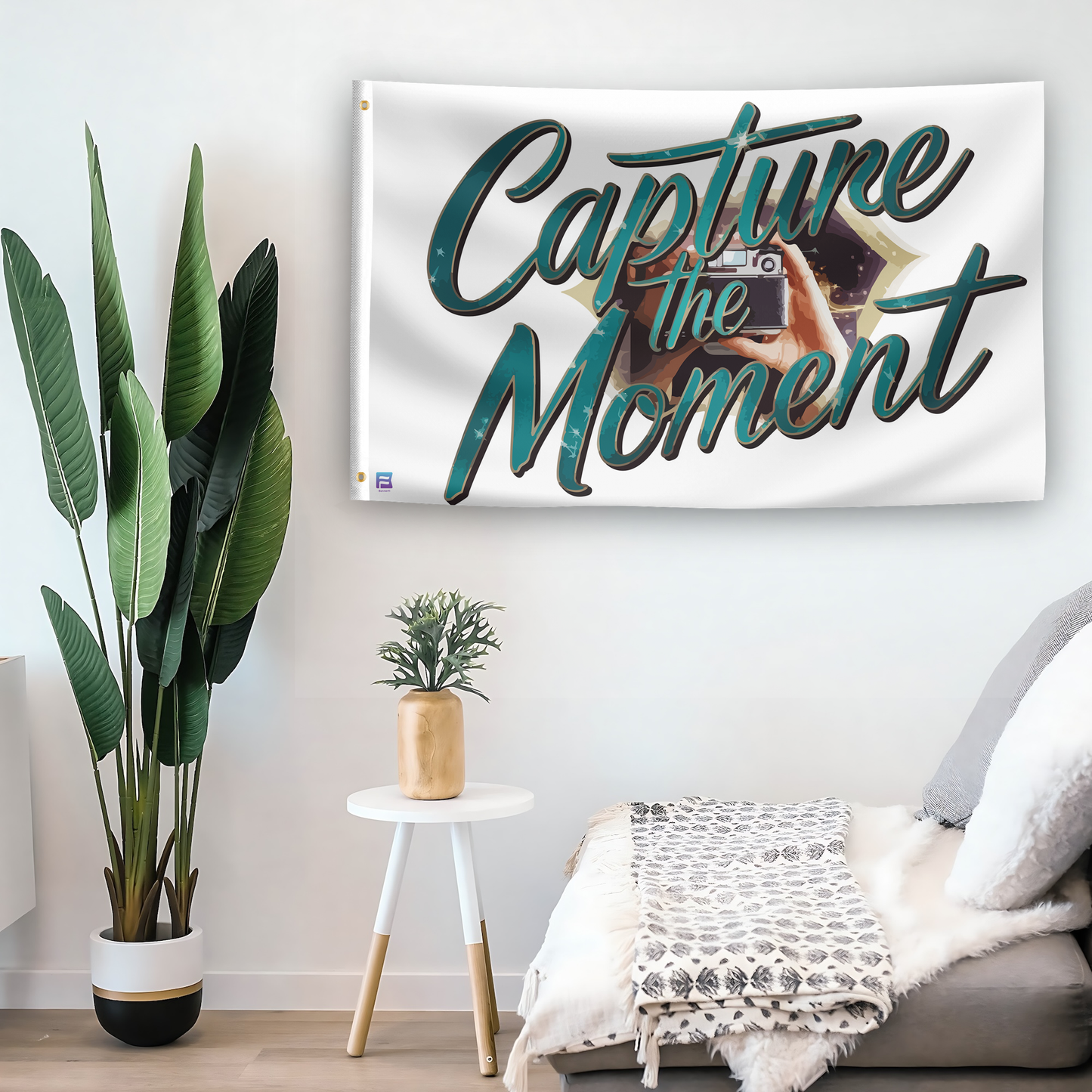 Capture The Moment Now Flag