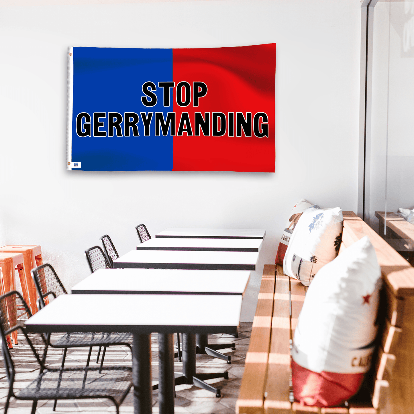 Stop Gerrymandering Flag