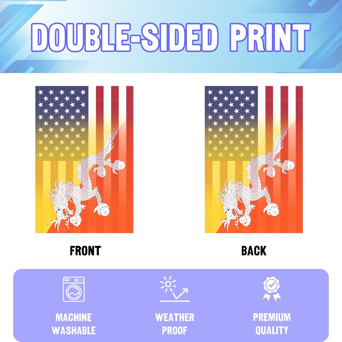 Bhutia American Garden Flag