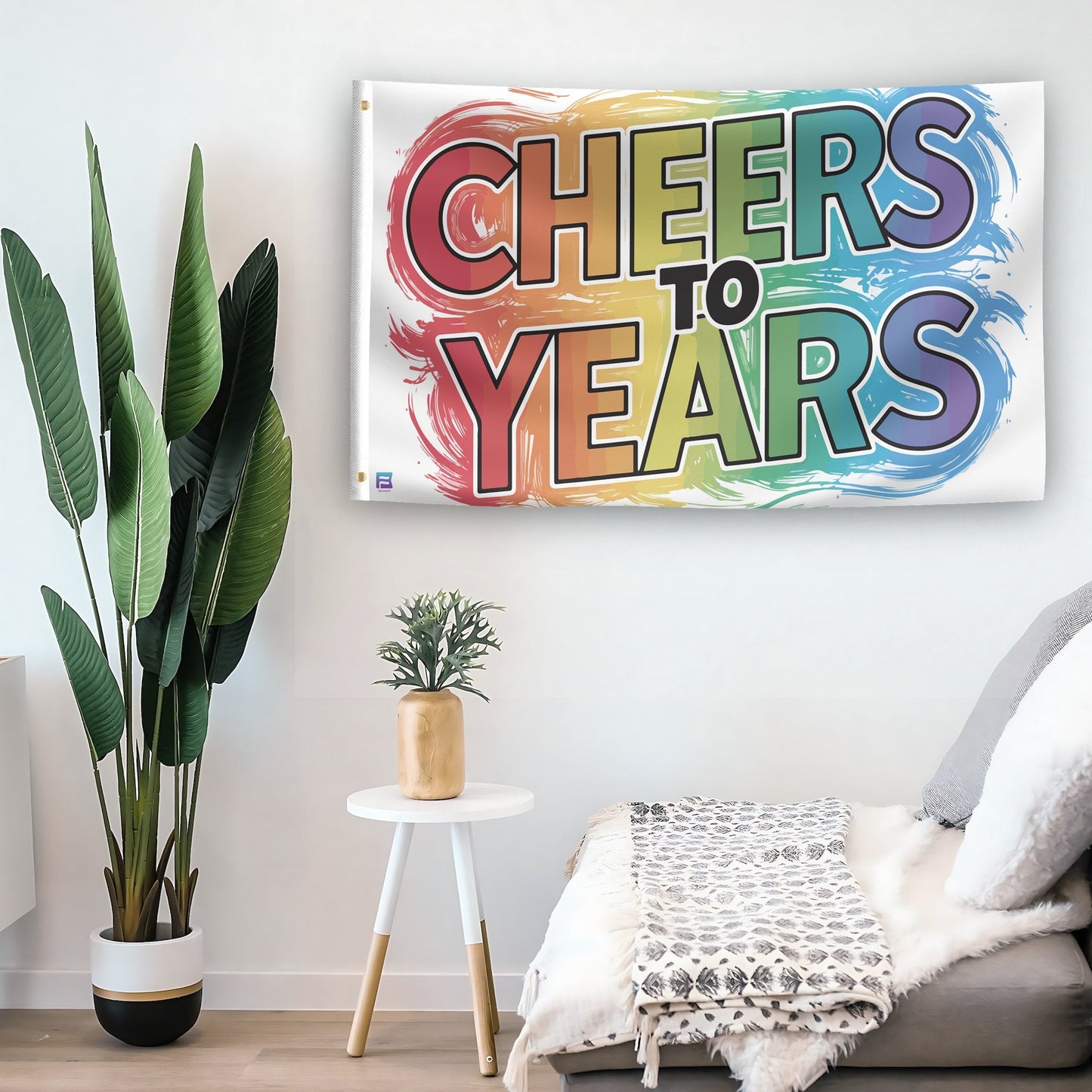 Cheers To Years Flag