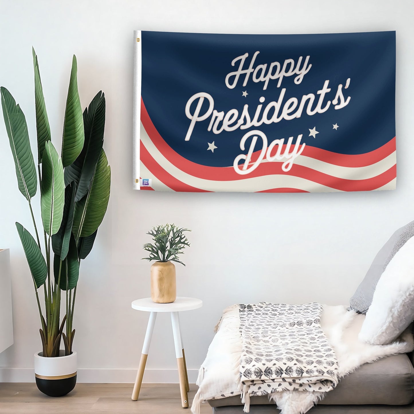 Happy Presidents' Day Flag