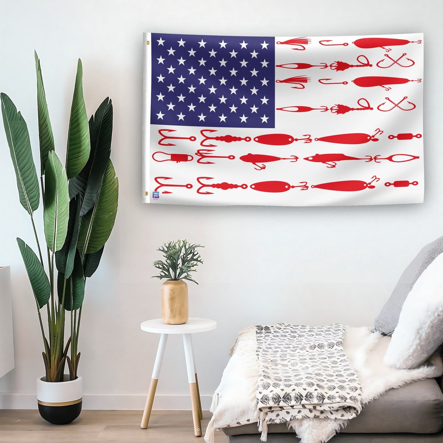 Fishing Tackle Stripes American Flag