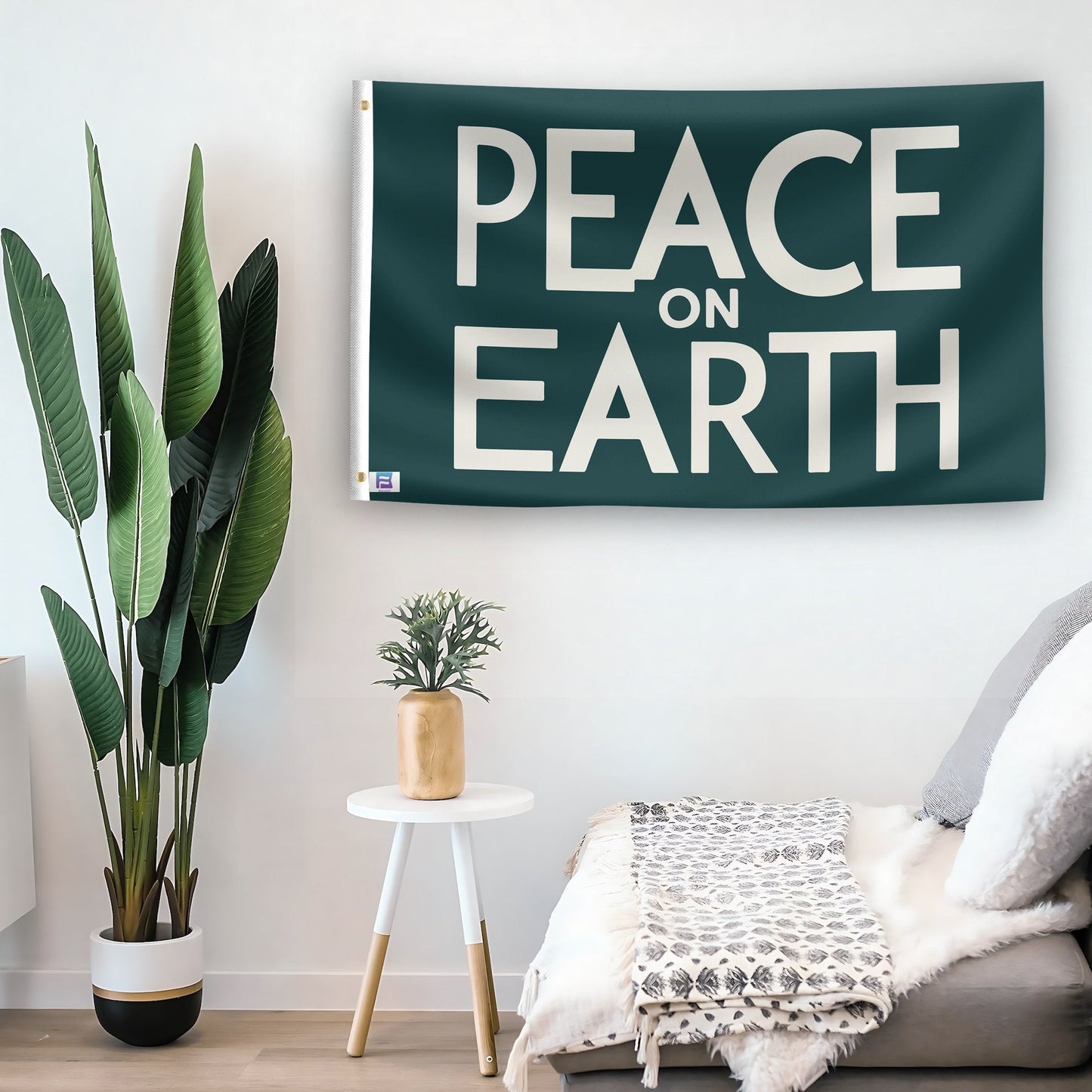 Peace On Earth Flag