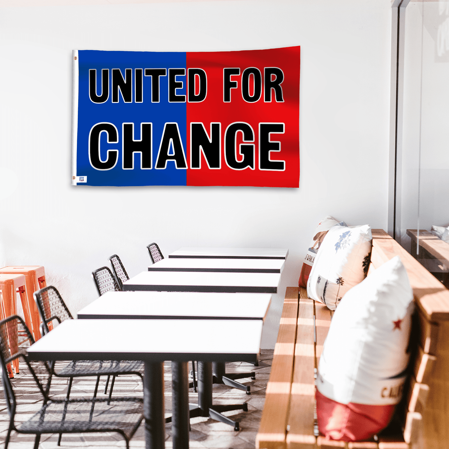 United for Change Flag