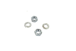 Secure Clone Exhaust Nuts with Washers Pair