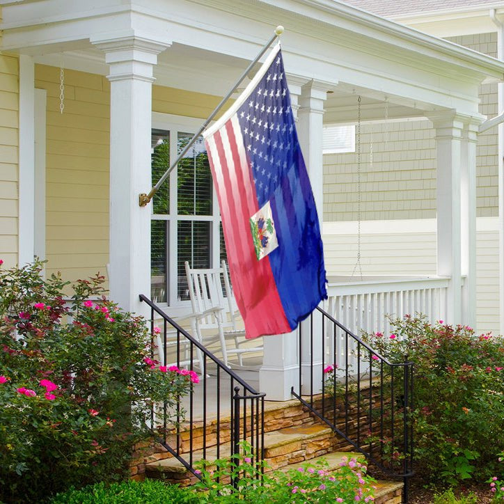 Haitian American Hybrid Flag