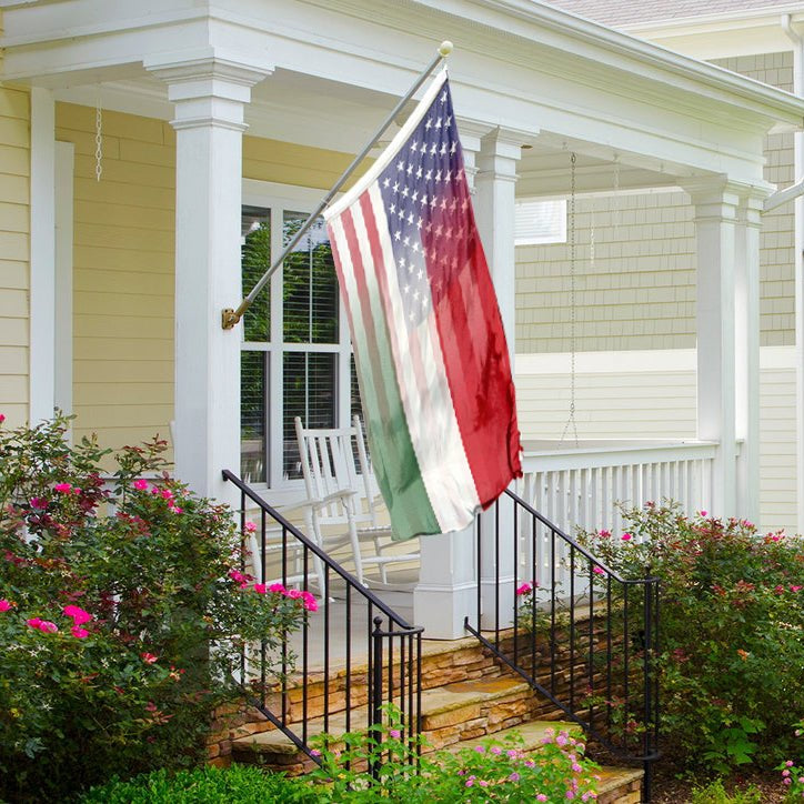 Hungarian American Hybrid Flag