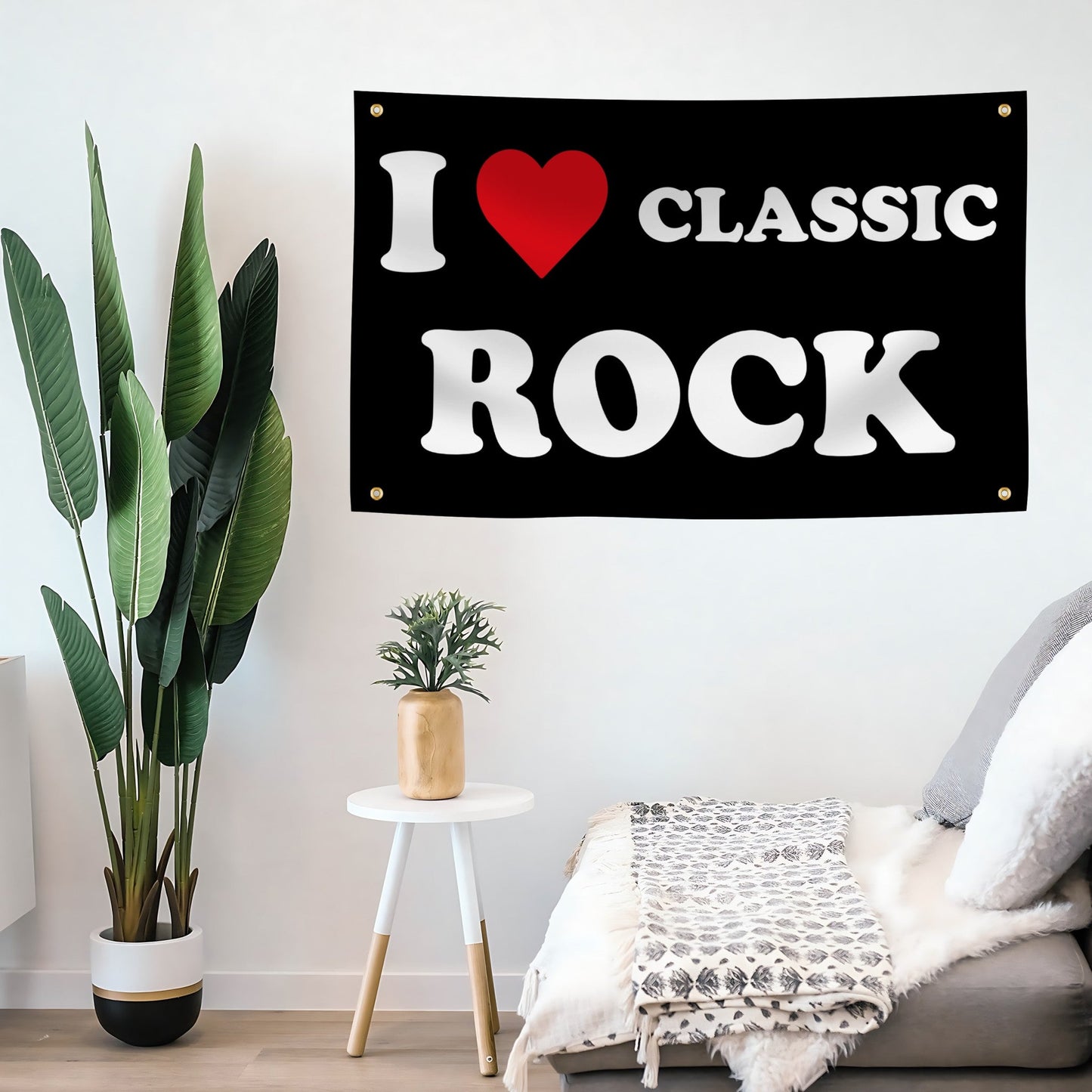 I Love Classic Rock Flag