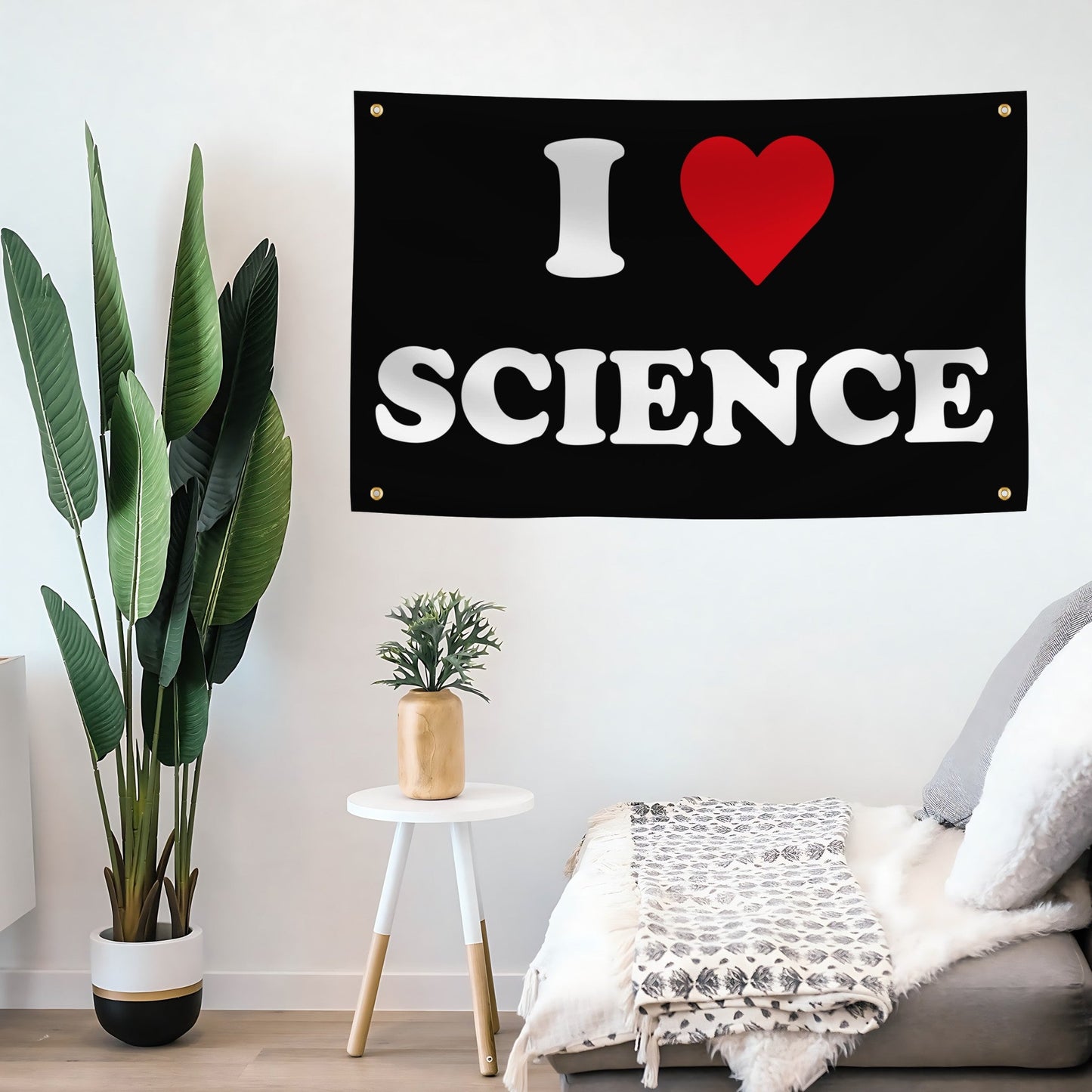 I Love Science Flag