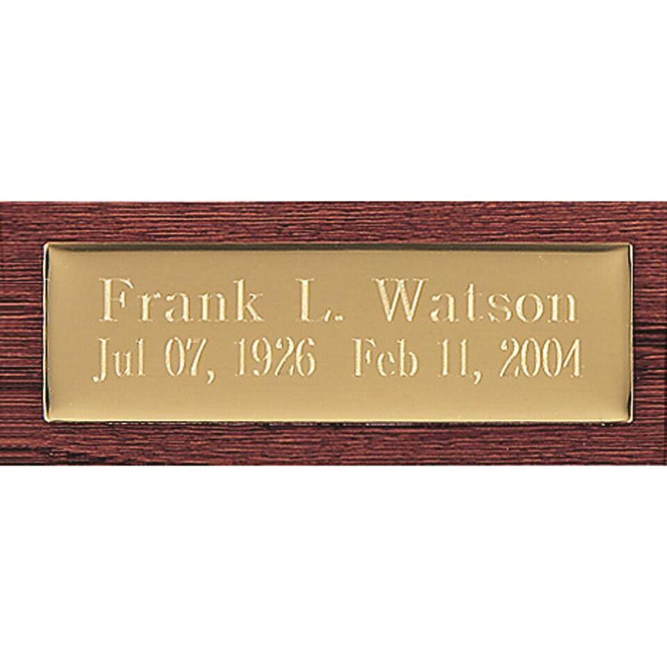 Flag Display Case With Personalized Engraving