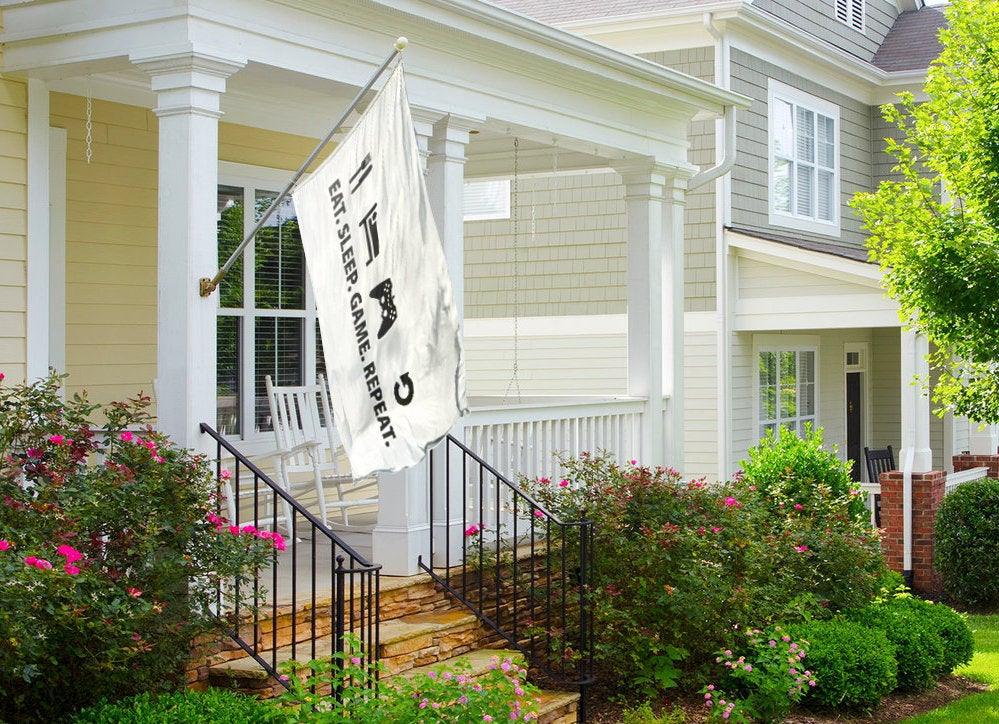 Eat. Sleep. Game. Repeat. Flag