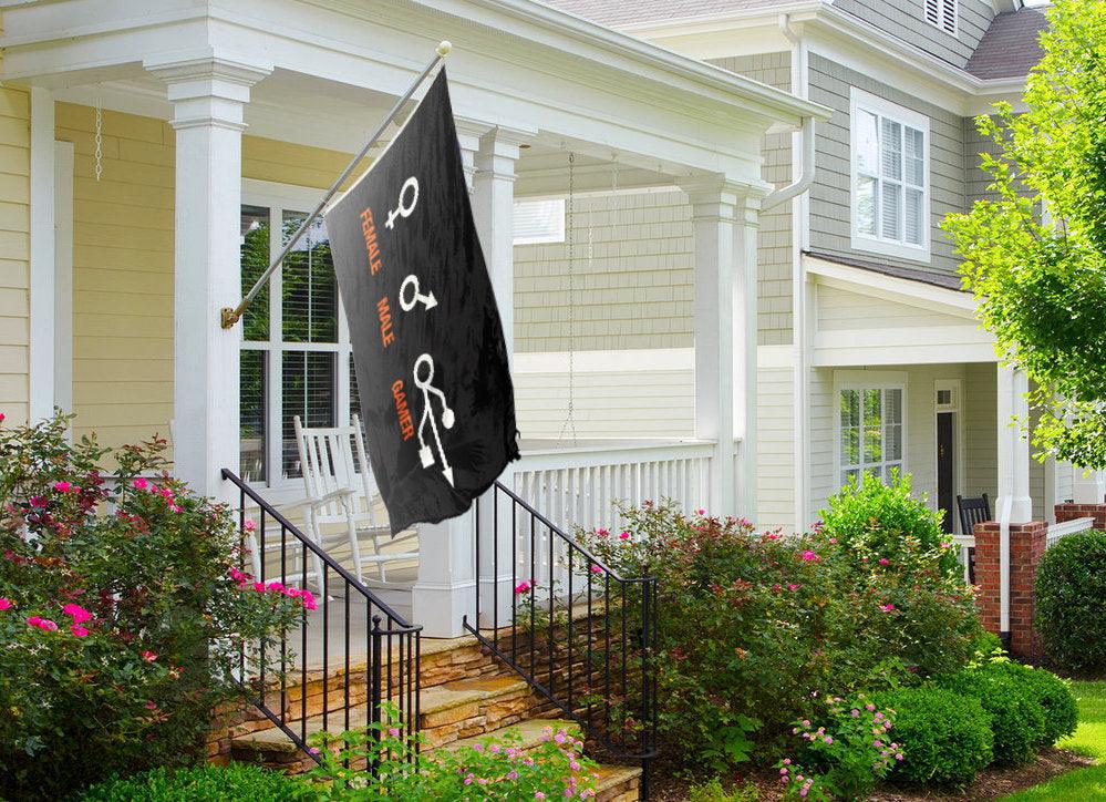 Female Male Gamer Neutral Flag