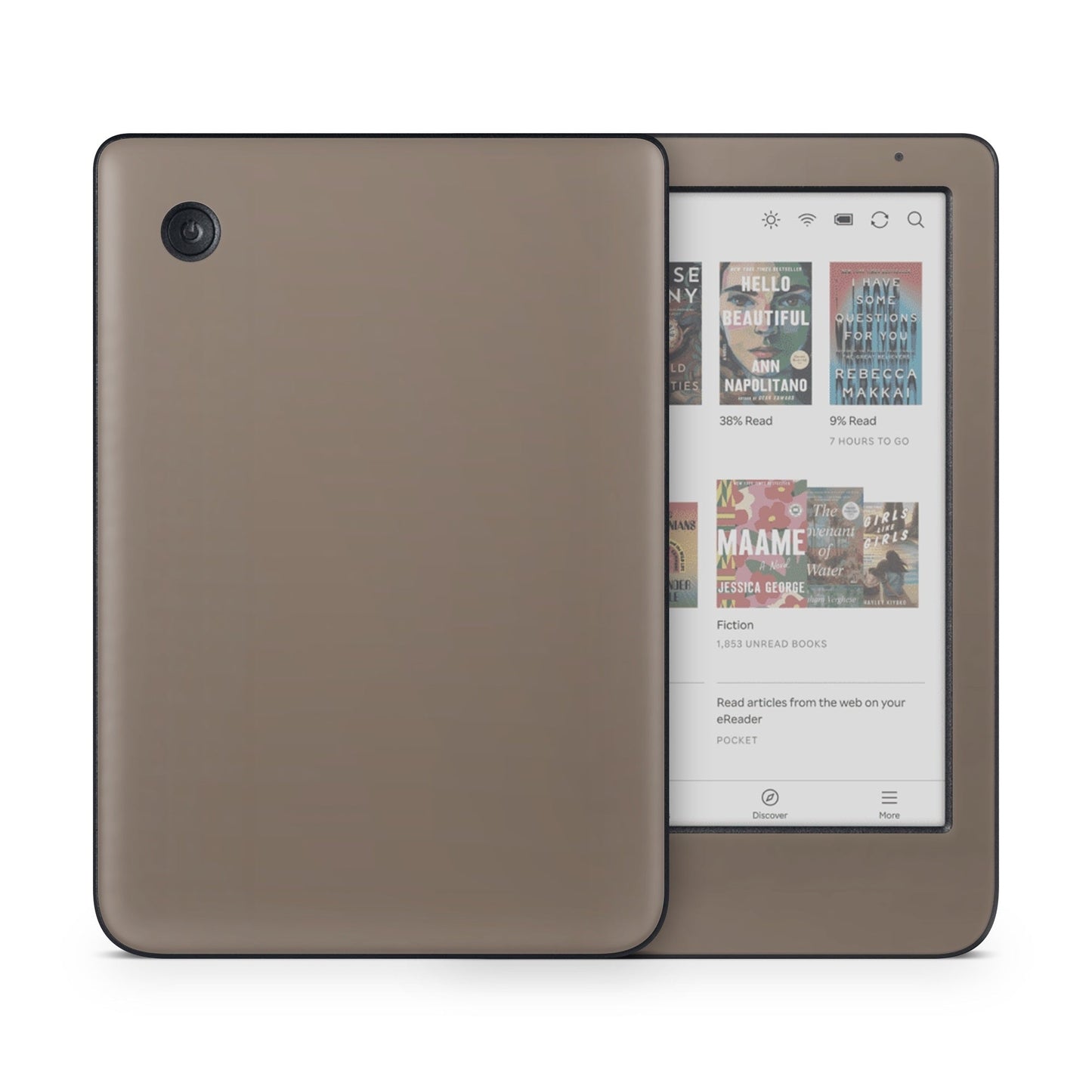 Solid State Flat Dark Earth - Kobo Clara Colour Skin