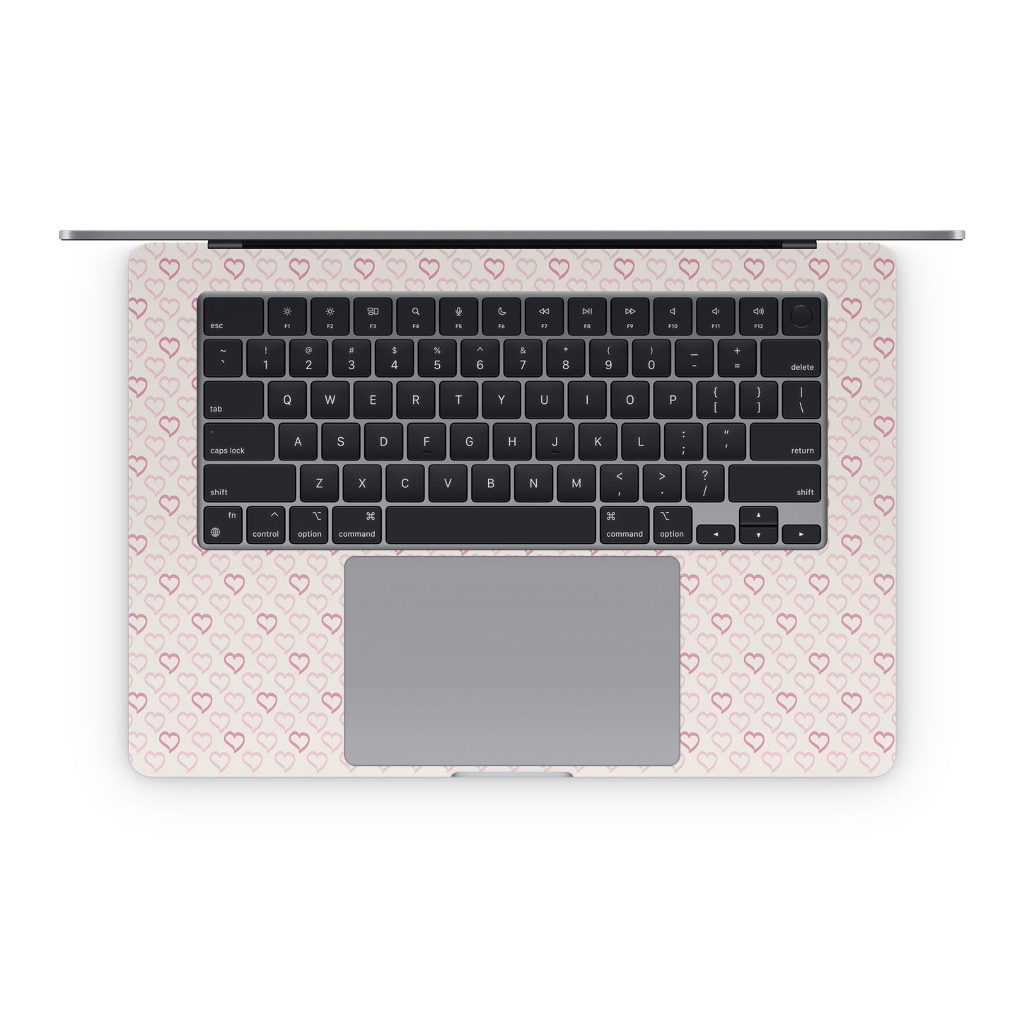 Patterned Hearts - Apple MacBook Skin