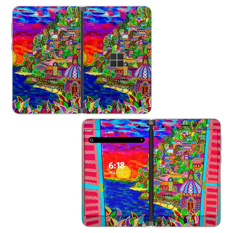 Dreaming In Italian - Microsoft Surface Duo Skin