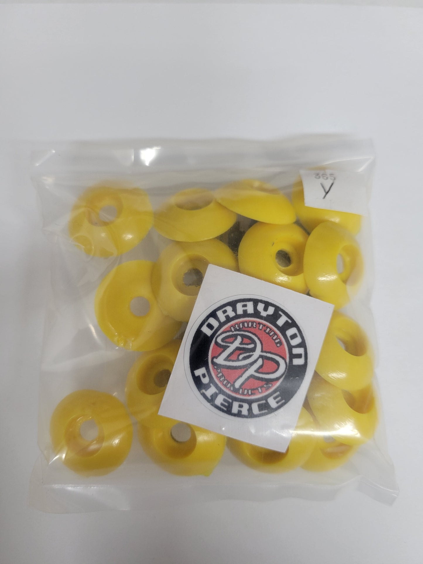 Yellow Plastic Body Mount Kit for High-Visibility Kart Security