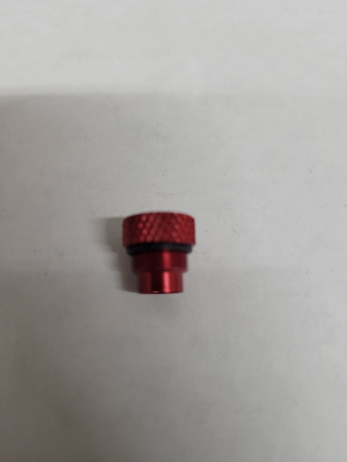 AiM Sports Mychron 5 Red Anodized Port Plug - O-Ring Seal - Universal Fit