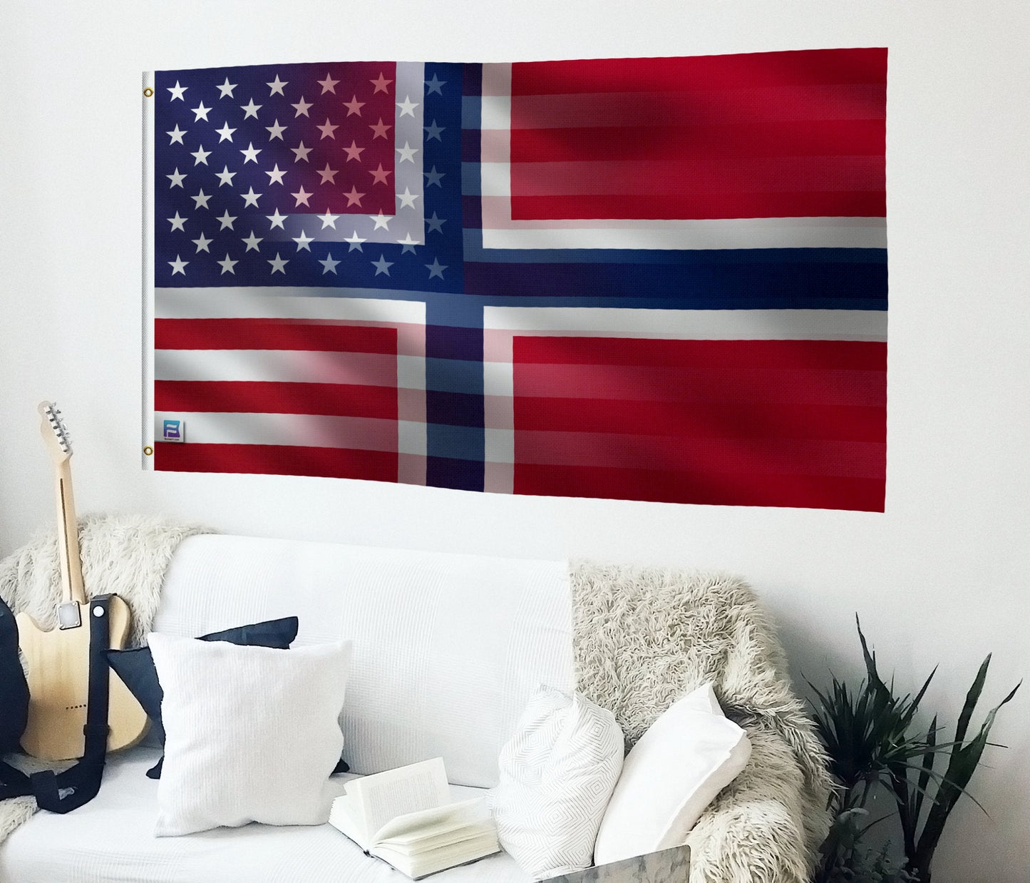 Norwegian American Hybrid Flag