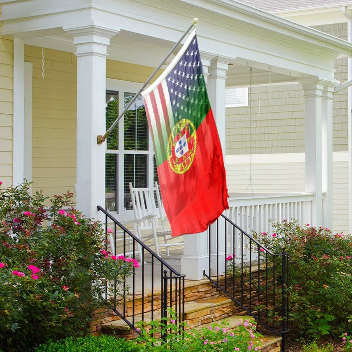 Portuguese American Hybrid Flag