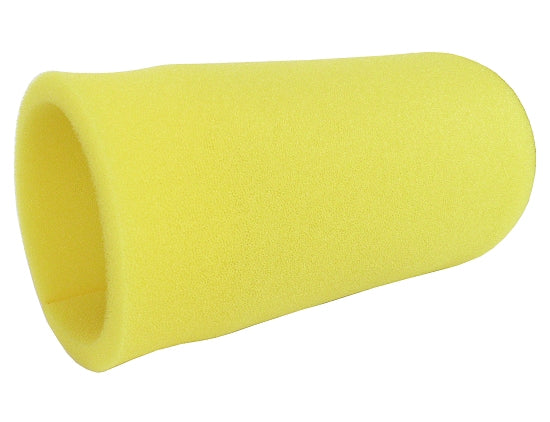 Yellow 8-Inch Foam Pre-Filter 3.5" x 8" for Kart Filter Customization