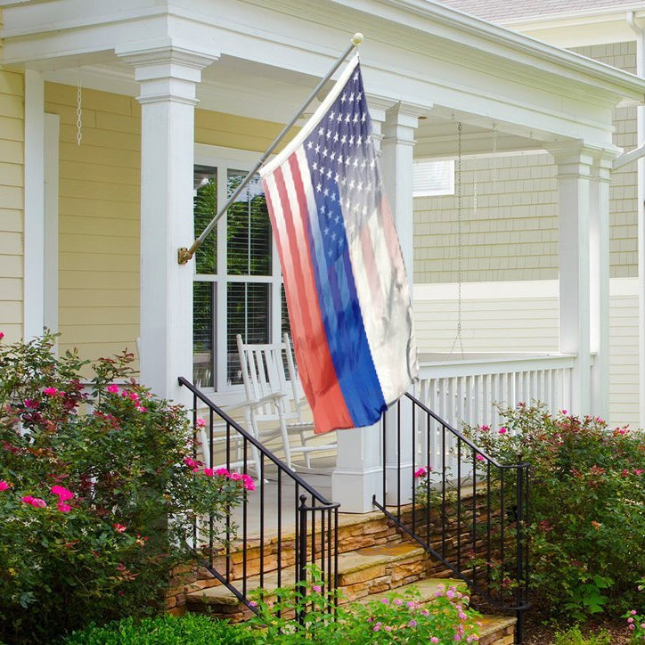 Russian American Hybrid Flag