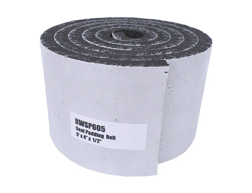 Adhesive Seat Padding Roll 1/2 Inch Thick 4 Inch Wide 6 Feet Long