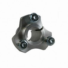 Silver Metric Pattern 1.250" Bore Rear Wheel Hub with Studs and Nuts