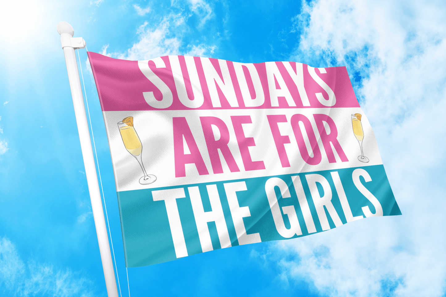 Sundays Are For the Girls Flag