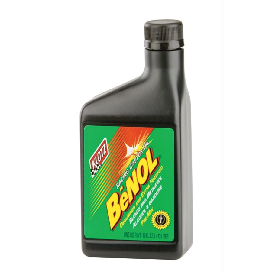Klotz BeNol Racing Castor Oil Pint for High-Performance 2-Stroke Engines