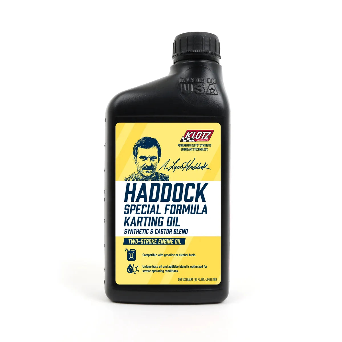 Klotz Lynn Haddock Signature Series 2-Stroke Racing Oil - Pre-Mix - 2-Cycle Karting