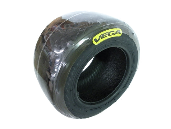 Vega MCS Yellow Tire 450x6 2mm - Lightweight for Agile Kart Road Racing