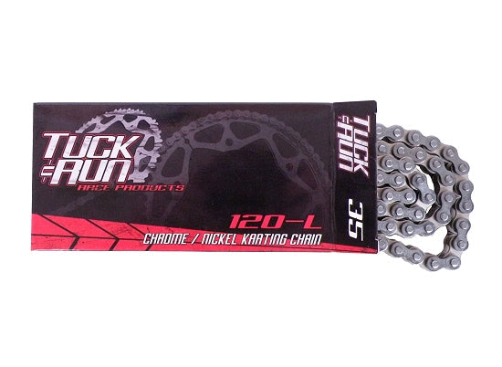Tuck-N-Run #35 Chrome Nickel Kart Chain 120 Links