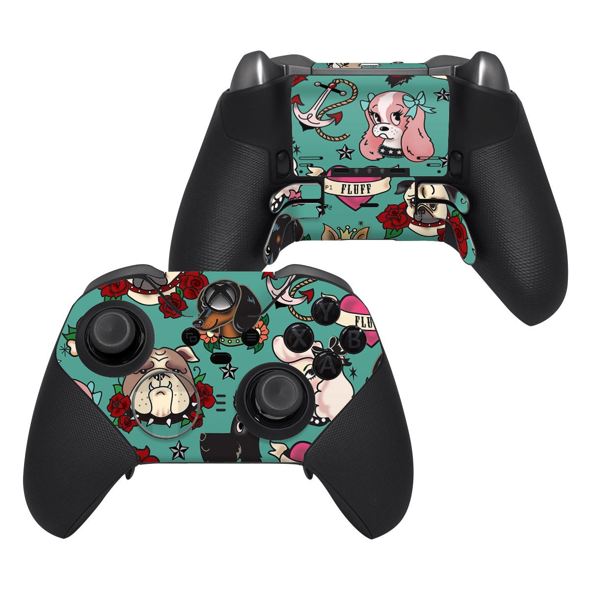 Tattoo Dogs - Microsoft Xbox One Elite Controller 2 Skin