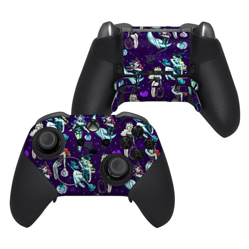 Witches and Black Cats - Microsoft Xbox One Elite Controller 2 Skin