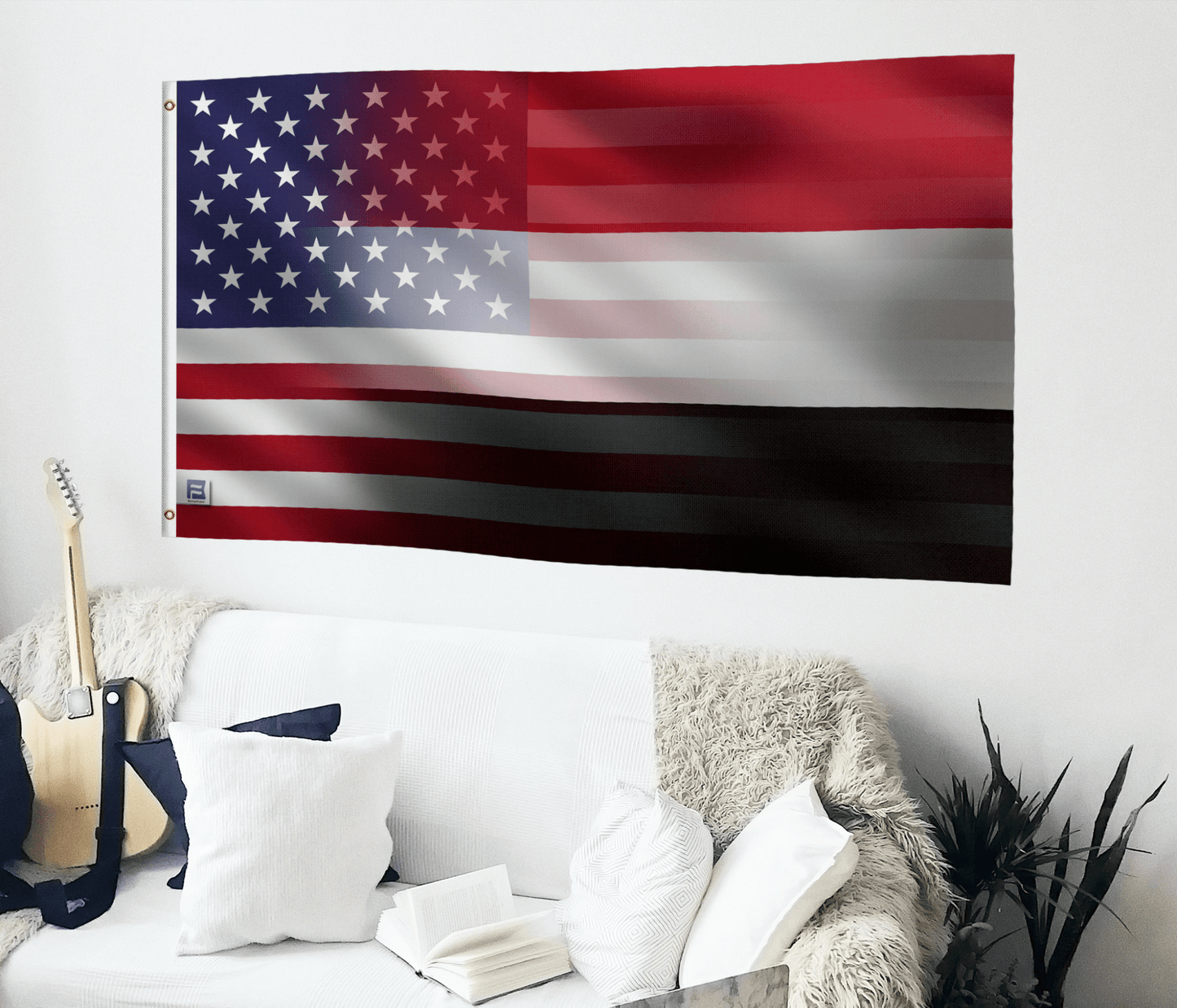 Yemeni American Hybrid Flag
