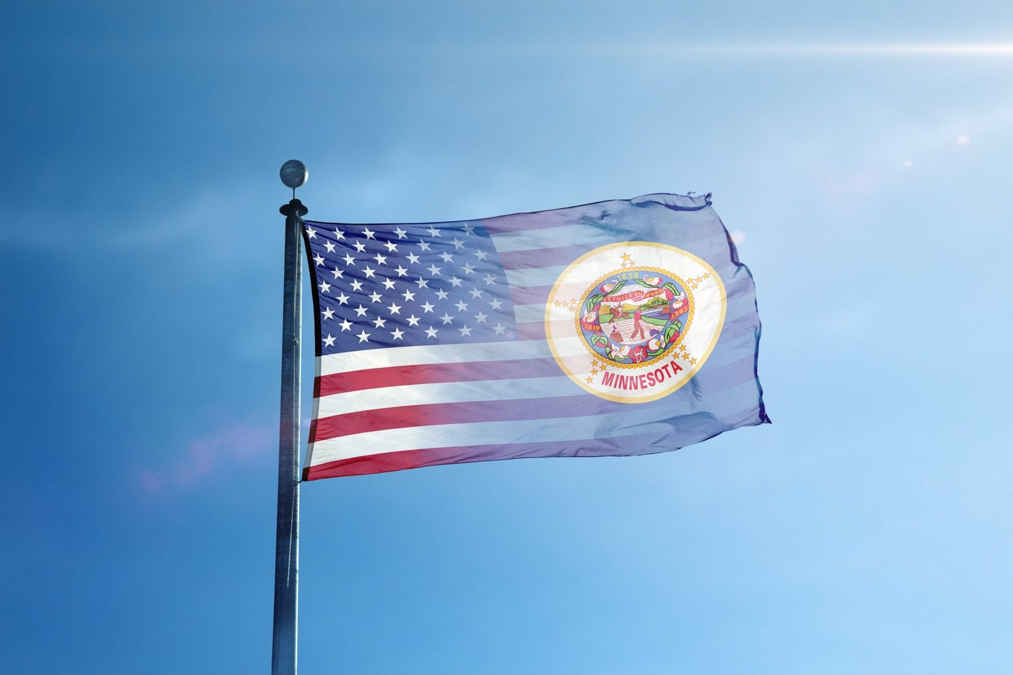 Minnesota & American Flag Blend