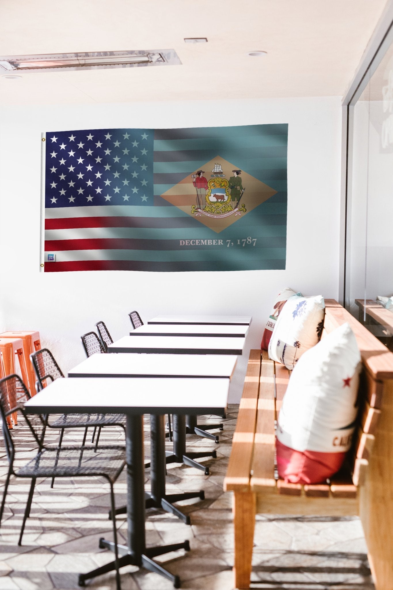 Delaware & American Flag Blend