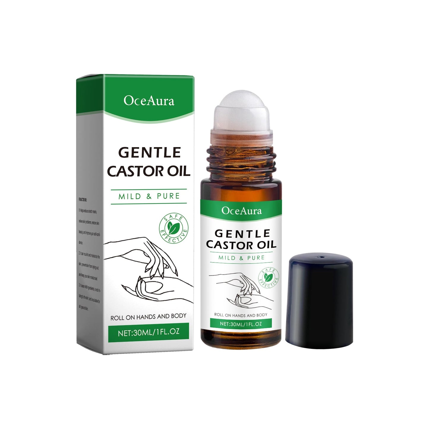 Castor Oil Ball Oil Daily Gently Moisturizes Skin All Over The Body To Relieve Dry Body Care Oil